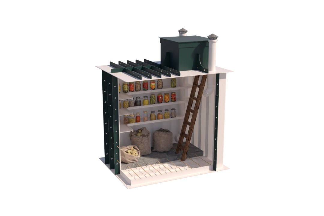 Погреб пластиковый прямоугольный ПЭ "Хранитель 3"